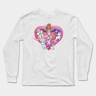 Iconic 80's Horses Long Sleeve T-Shirt